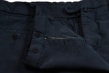 Marco Pescarolo Trousers: 35/36, Soft navy blue Flat front Cotton/elastane