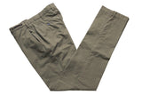 PT01 Trousers: 34, Washed beige plaid, flat front, cotton blend