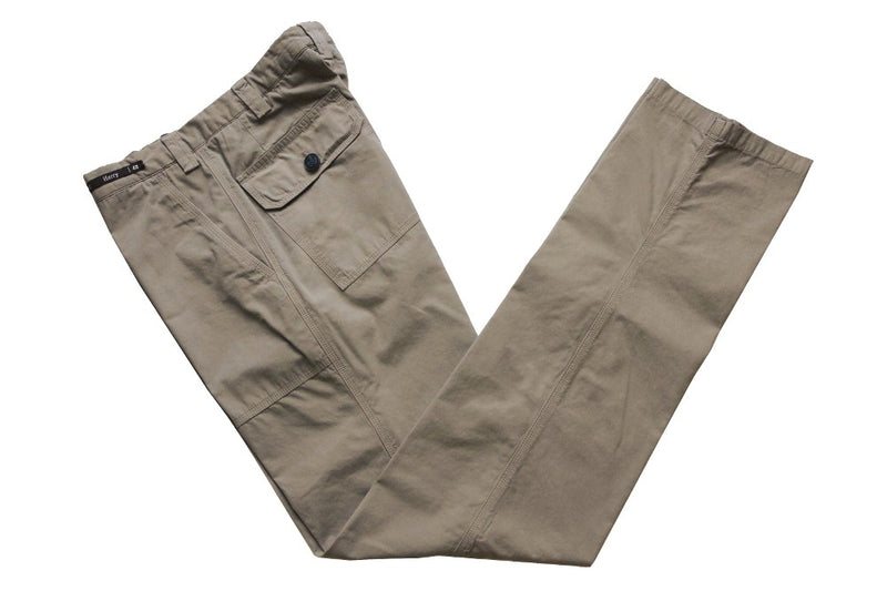 PT01 Trousers: 32, Beige nautical patch, flat front, soft cotton