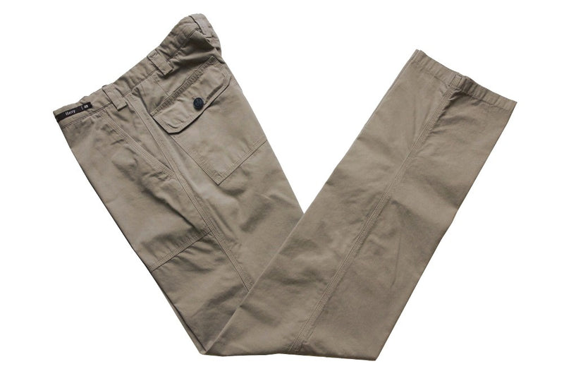 PT01 Trousers: 35/36, Beige nautical patch, flat front, soft cotton