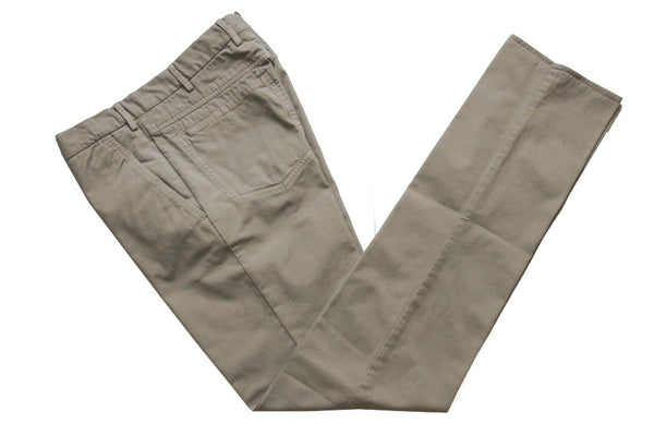 PT01 Trousers: 32, Beige twill, fat front, soft cotton