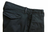 PT01 Trousers: 32/33, Solid black, flat front, cotton/elastane