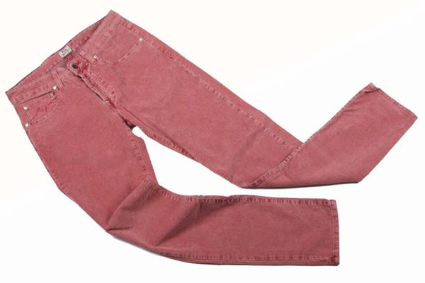 PT05 Jeans: 34, Soft light red, 5-pocket, cotton/elastan corduroy