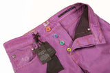 PT05 Jeans: 32, Soft striped fuchsia, 5-pocket, cotton/polyester