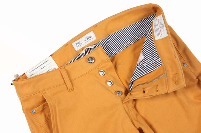 PT05 Jeans: 34, Soft orange, 5-pocket, brushed cotton/elastan