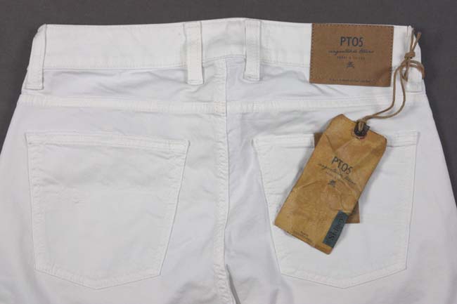 PT05 Jeans: 28, White, 5-pocket, cotton/elastan