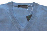 Riviera Sweater: Powder blue