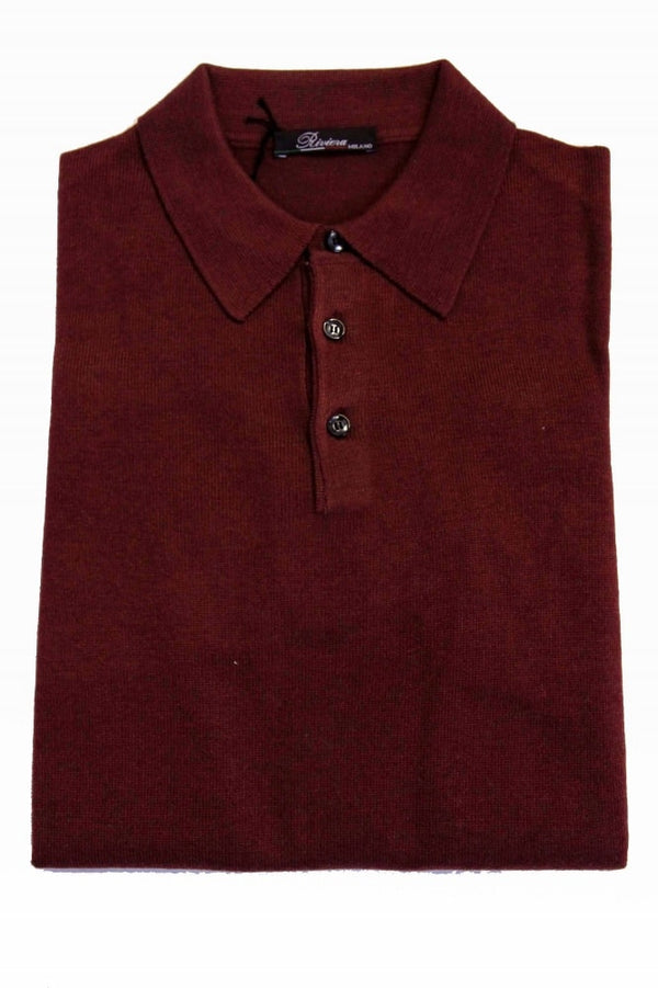 Riviera Sweater Burgundy Red