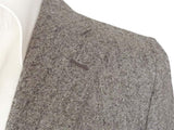 Riviera Sport Coat: 45S/45R Charcoal/White Herringbone, 3-button, pure wool