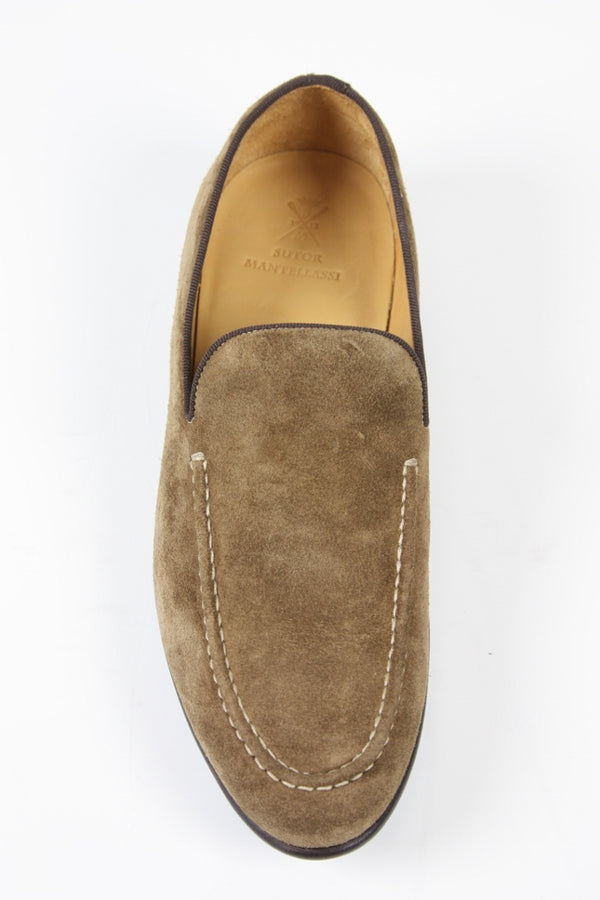 Sutor Mantellassi Shoes SALE! Mushroom tan loafers