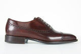 Sutor Mantellassi Shoes, Dark burgundy brown captoe oxfords