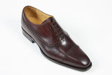 Sutor Mantellassi Shoes, Dark burgundy brown captoe oxfords