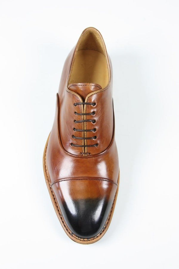 Sutor Mantellassi Shoes SALE! Patinated brown captoe oxfords