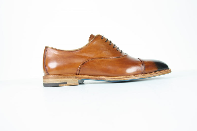 Sutor Mantellassi Shoes SALE! Patinated brown captoe oxfords