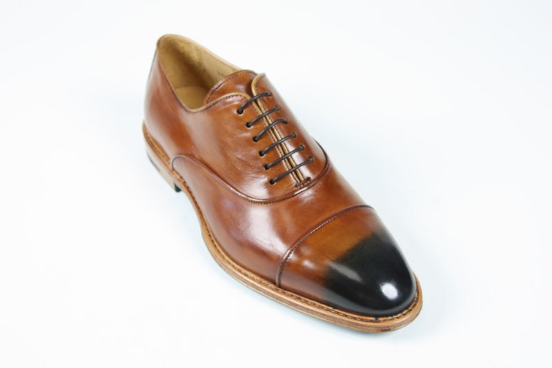 Sutor Mantellassi Shoes SALE! Patinated brown captoe oxfords