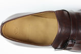 Sutor Mantellassi Shoes SALE! Brown basket weave kilted monk strap