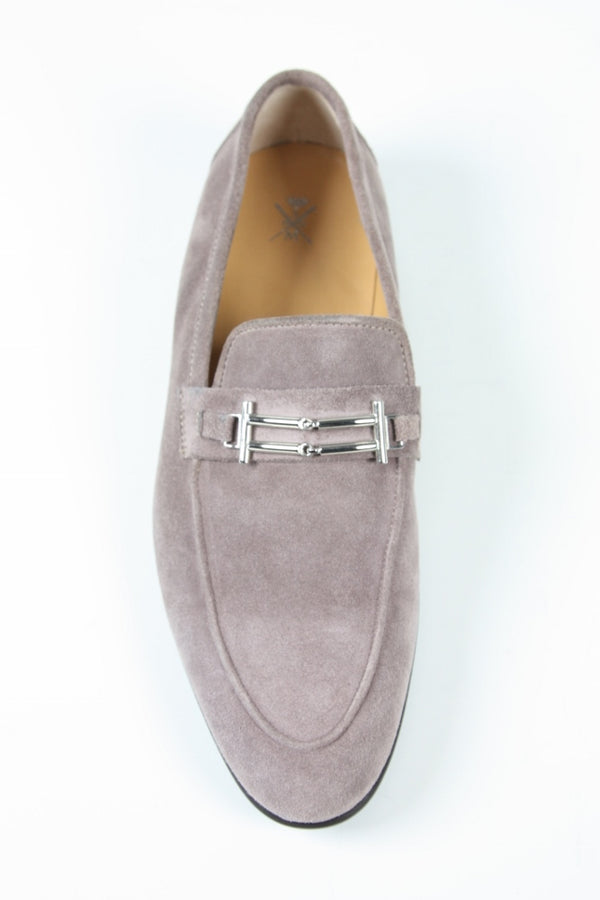 Sutor Mantellassi Shoes SALE! Cashmere grey buckle loafers