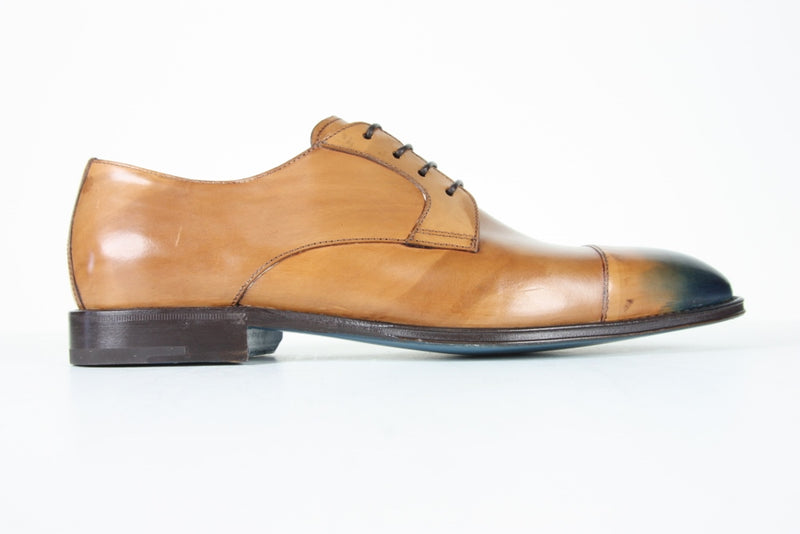 Sutor Mantellassi Shoes SALE! Patinated oak tan captoe derby