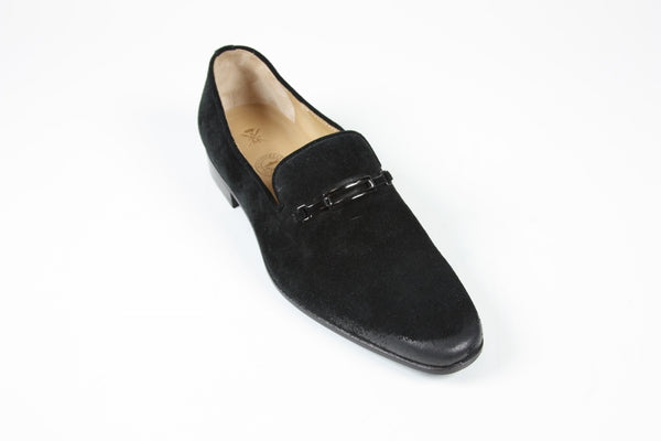 Sutor Mantellassi Shoes SALE! Black worn-tipped buckle loafers