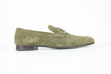 Sutor Mantellassi Shoes: 7 UK / 8 US, Dark sage green horse bit loafer
