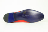 Sutor Mantellassi Shoes SALE! Soft red unlined suede loafers