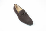 Sutor Mantellassi Shoes SALE! Dark brown suede buckle loafer