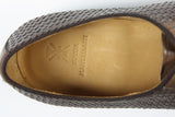 Sutor Mantellassi Shoes SALE! Taupe brown basket weave kilted oxford