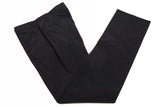 Smalto Suit: 38R, Black, 2-button, silk/wool