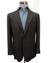 Stile Latino Sport Coat: 40R/41R, Gunmetal gray herringbone, 3-button, cashmere