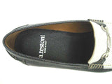 FINAL SALE A.Testoni Shoes: 7E (US), Smoke gray & white, slip-on loafer, leather