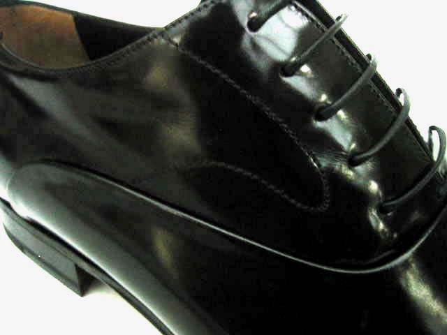 FINAL SALE A.Testoni Shoes: 6.5D (US), Black, lace closure, leather