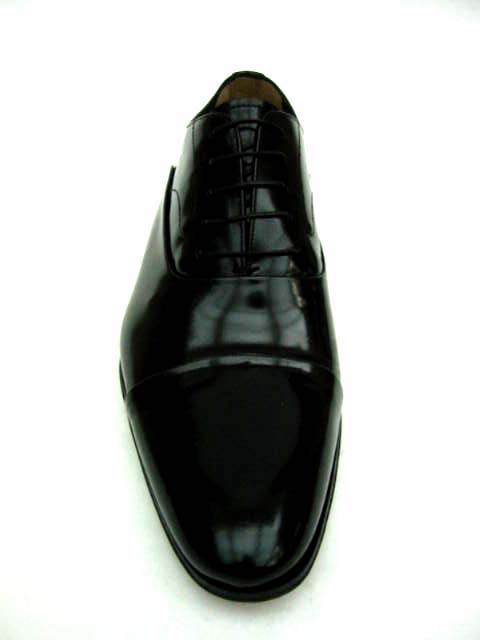 FINAL SALE A.Testoni Shoes: 6, Black, lace closure, leather