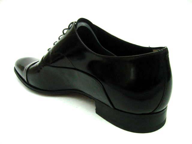 FINAL SALE A.Testoni Shoes: 6, Black, lace closure, leather