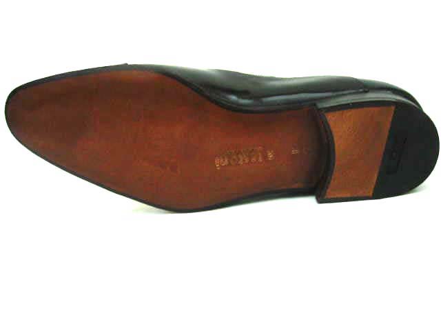 FINAL SALE A.Testoni Shoes: 6, Black, lace closure, leather