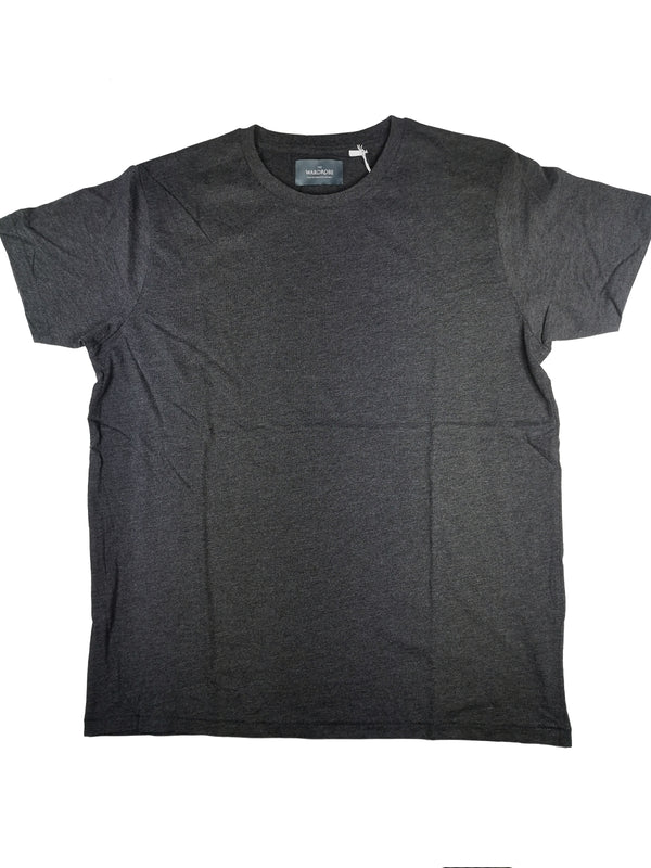 The Wardrobe Short Sleeve T-Shirt Charcoal Grey Organic Cotton