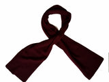 The Wardrobe Scarf Burgundy Pure knitted cashmere PRE-ORDER