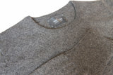The Wardrobe Sweater, Grey, crew neck, pure lambswool