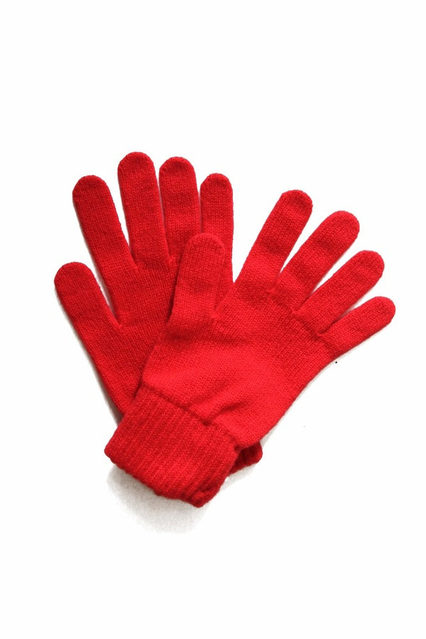 The Wardrobe Gloves Cardinal red One size Pure cashmere