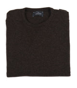 The Wardrobe Sweater: Cocoa Brown Crew neck, pure lambswool