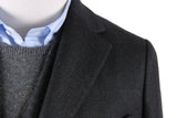 The Wardrobe Coat, Charcoal Twill, 3-Button Loro Piana wool