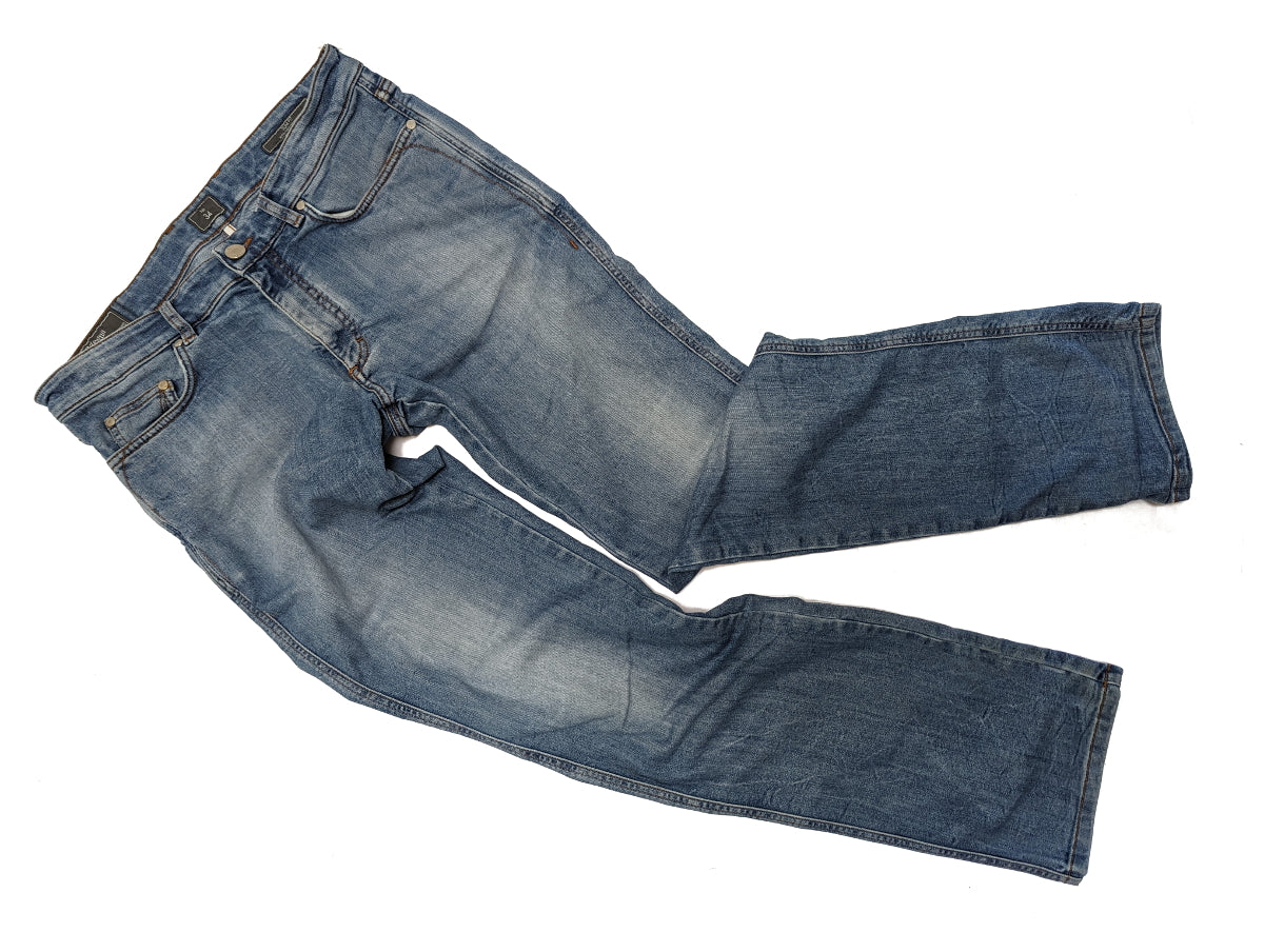 Zegna Jeans 34 Washed Faded Blue 5 pocket cotton/elastane Zegna Jeans 34 Washed Faded Blue 5 pocket cotton/elastane